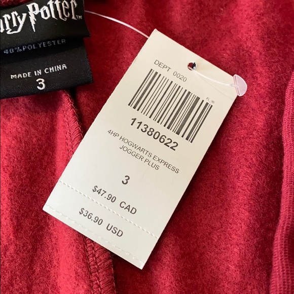 ~Harry Potter~ Platform 9 3/4 Jogging Pants - Picture 7 of 7